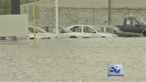 Drivers Stranded By Flood Water In North Suburbs Clean Up Continues