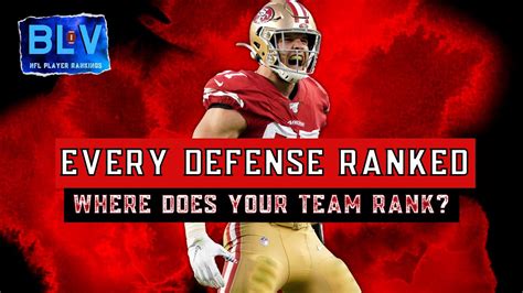Ranking Every NFL Defense From To YouTube