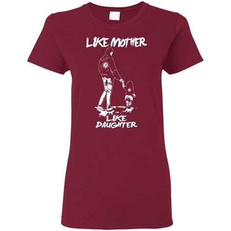 Like Mother Like Daughter Alabama Crimson Tide T Shirts Best Funny Store Atlanta Falcons T