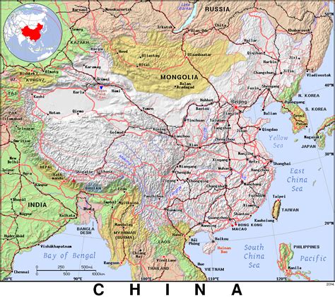 Cn · China · Public Domain Maps By Pat The Free Open Source Portable