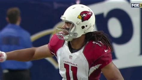 Carson Palmer Hits Larry Fitzgerald For 23 Yard Gain