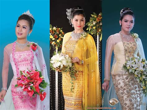 Myanmar Sexy Girls Myanmar Models In Myanmar Traditional Dresses