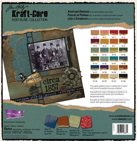 Catchy Crafts Tim Holtz Craft Core Cardstock Nostalgic
