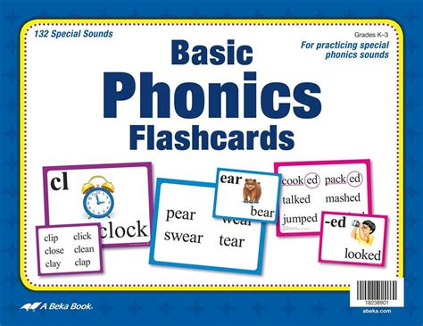 A Beka Book Basic Phonics Flashcards—new Edition Phonics Chart