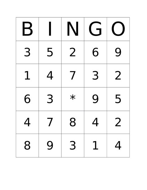 Division Bingo Sheet By Kathrynm · Ninja Plans