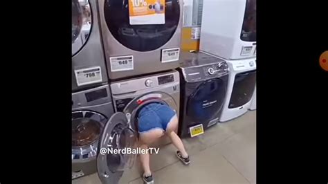 Step Babe Got Stuck In Laundry Machine Prank YouTube