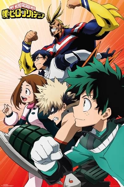 My Hero Academia Heroes Póster Lámina Compra En Posterses