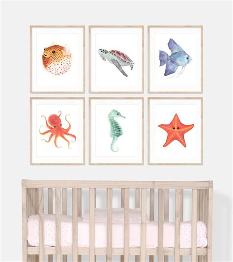 Ocean Baby Rooms Ocean Themed Nursery Animal Nursery Theme Nautical