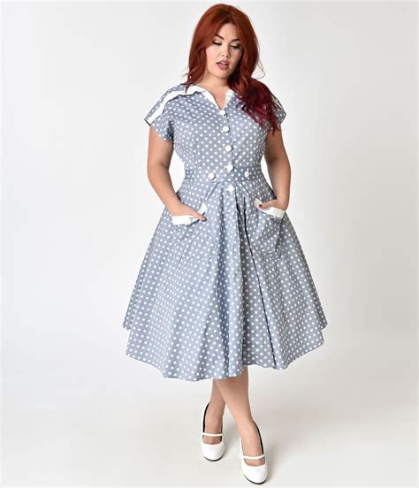 1950s Plus Size Dresses Clothing And Costumes Unique Vintage Plus Size
