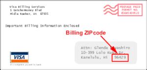 The credit card zip code connection, or avs, is only one of several security options available to merchants who accept credit card payments. What is a billing ZIP code?