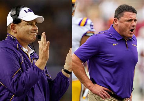 Who Were The Last Three Football Coaches For The LSU Tigers