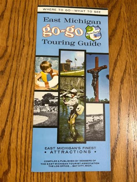 1967 East Michigan Tourist Association Go Go Touring Guide And Map