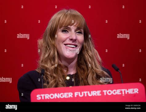 Deputy Leader Of The Labour Party Angela Rayner Gives Her Keynote Speech At The Labour Party