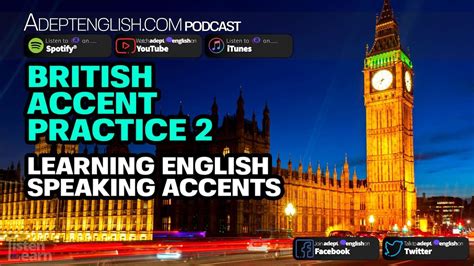 💬british Accent Practice 2 Learning English Speaking Accents🧡ep 276