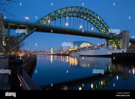 The Tyne Bridge With The Millennium Bridge In The Background Newcastle