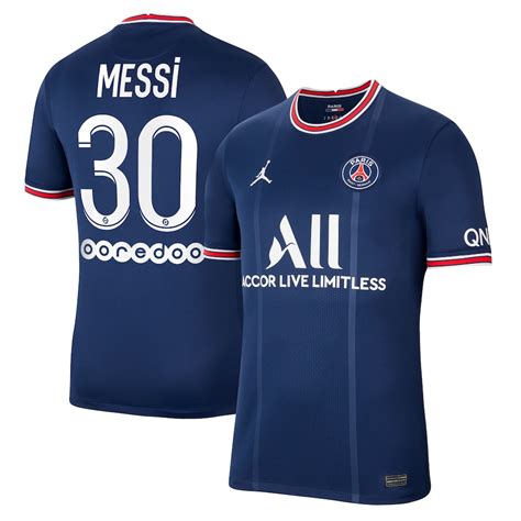 Lionel Messi Paris Saint Germain Jordan Brand 202122 Home Breathe