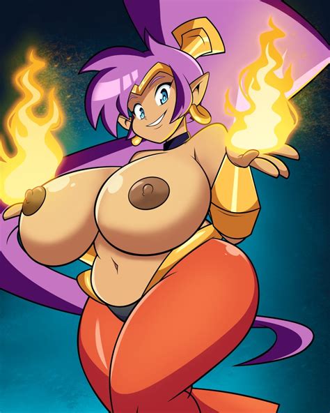 Grimphantom Shantae Shantae Series Absurdres Highres 1girl Blue Eyes Breasts Choker