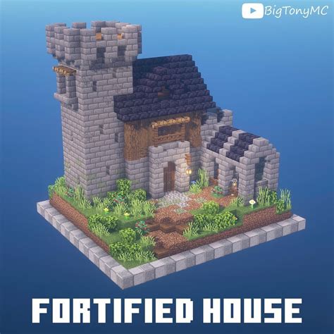 Big Tony Minecraft Builder On Instagram A Fortified Housecastle