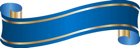 Elegant Banner Blue Png Blue Ribbon Banner Png Clip Art Library
