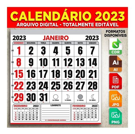 Calendrio 2023 Completo Com Feriados Nacionais E Luas De 2023 Lk21tv