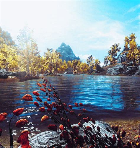 Remarkable Animated Nature Lake Scenery Gifs Best Animations