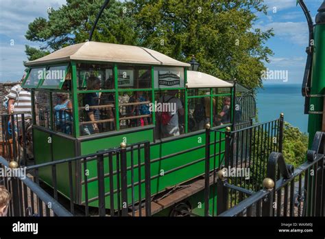 The Lynton And Lynmouth Cliff Railway Is A Water Powered Funicular Railway Joining The Twin