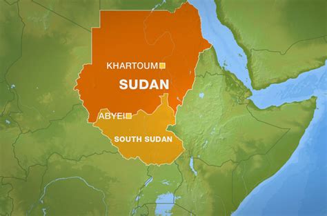 Sudan Political Map