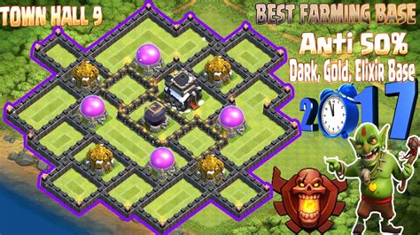 Check the speed build out below so you can also experience the greatness that is protecting loot. Th9 Best Farming Base 2017. Town hall 9 new update Anti 50 ...