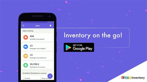 Between its multichannel selling features and it's even got a great mobile app that facilitates barcode scanning and keeps your sales agents and inventory manager on the same page for stock inventory levels. Inventory Management Mobile App - Zoho - YouTube