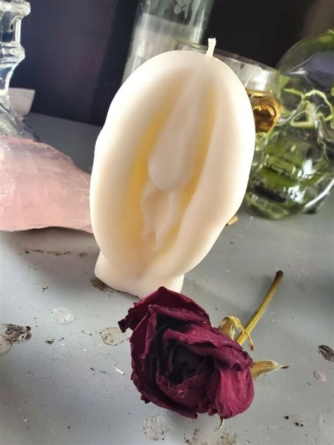 White Vagina Candle Adult Candle Pussy Candle Yoni Etsy