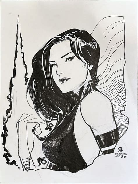 Psylocke By Jim Cheung In Pat Ls X Men And X Women Comic Art