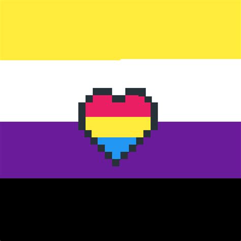 Roxie designed the flag to be inclusive of nonbinary people. Pixilart - Non-binary pansexual flag by YOHIOloid56