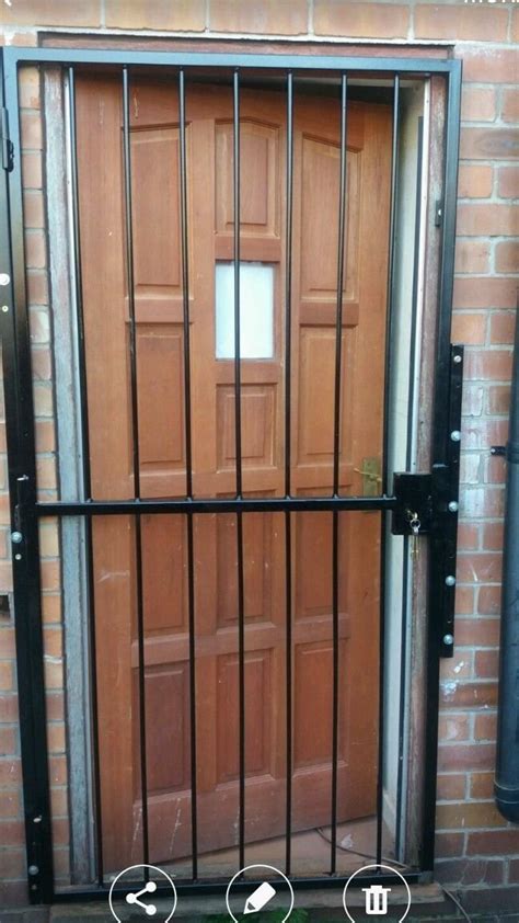 Metal Security Gate With Keyed Lock For Doors Ubicaciondepersonas