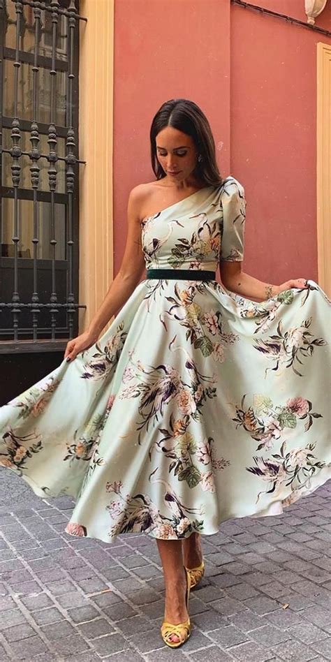 Elegant Floral Dresses For Wedding Guests Dresses Images 2022