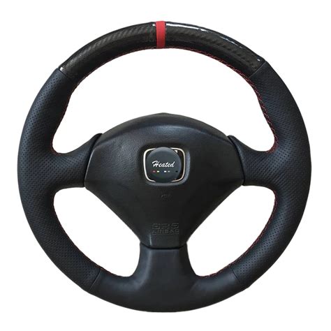 Microfiber Leather Car Steering Wheel Cover For Honda Accord Euro R For