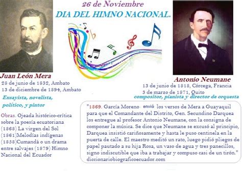 Autor Y Compositor Del Himno Nacional Del Ecuador