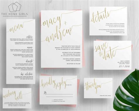 Free Printable Wedding Invitation Suites