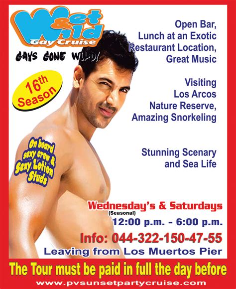 Wet And Wild Gay Cruise Gayguide Vallarta