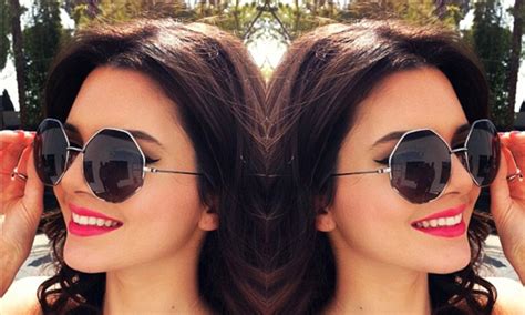 Kendall Jenner Dons Chic Octagonal Sunglasses For Photo Shoot Of Her New Clothing Line Daily