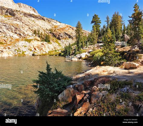 Picturesque Mountain Lake Stock Photo Alamy