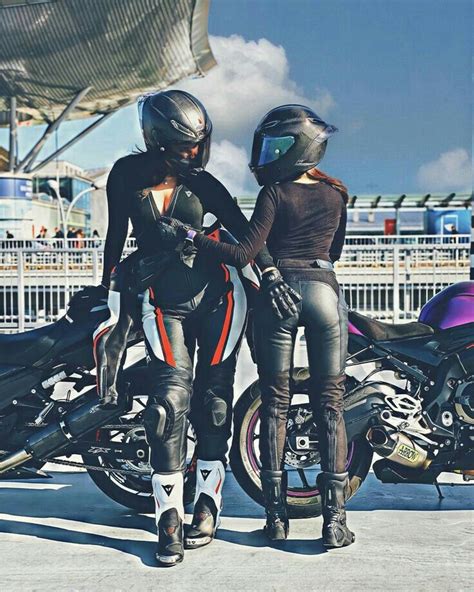 Motorcycle Suit Motorbike Girl Girls On Bike Bikes Girls Motard