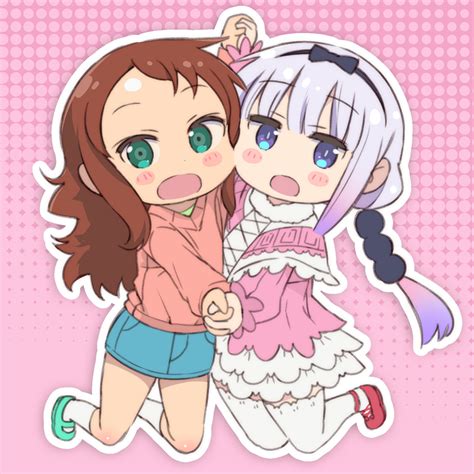 Kanna And Saikawa Dragon Maid R Awwnime