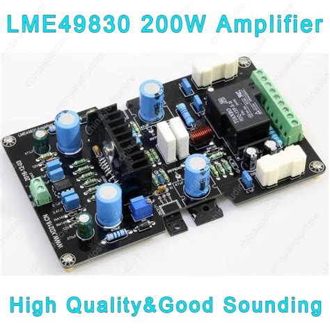 Hi Fi LME49830 IRFP240 IRFP924 Amplifier Board 100W Mono Power
