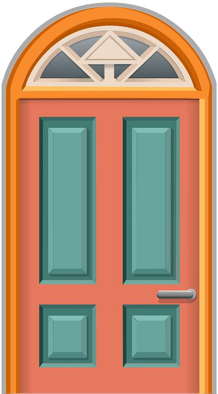 Color Orange Wooden Door Clipart Free Download Transparent Png