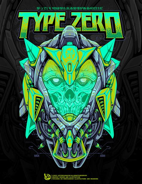 Artstation Cyberpunk Skull Design For Sale
