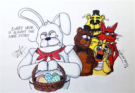 Happy Easter 😂🐰 Fnaf Drawings Fnaf Art Fnaf