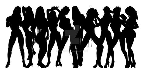 Stripper Girl Silhouettes 9 By Egoform On Deviantart