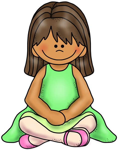 Sitting Criss Cross Applesauce Clipart Classroom Bulletin Clip Art