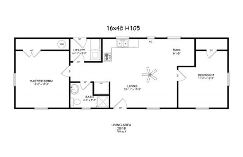 Choose from various styles and easily modify your floor plan. oconnorhomesinc.com | Exquisite 16x40 House Plans 11 Best ...