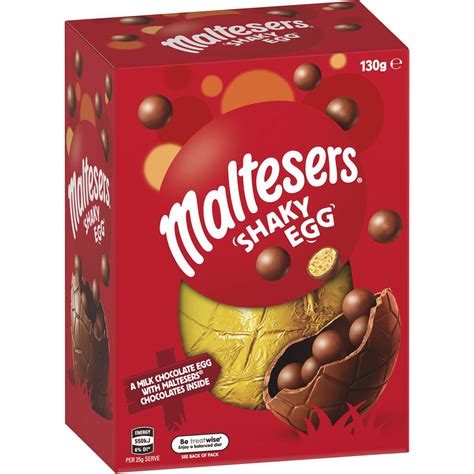 Maltesers Shaky Milk Chocolate Easter Egg 130g Woolworths